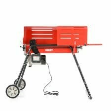 Electric log splitter with stand